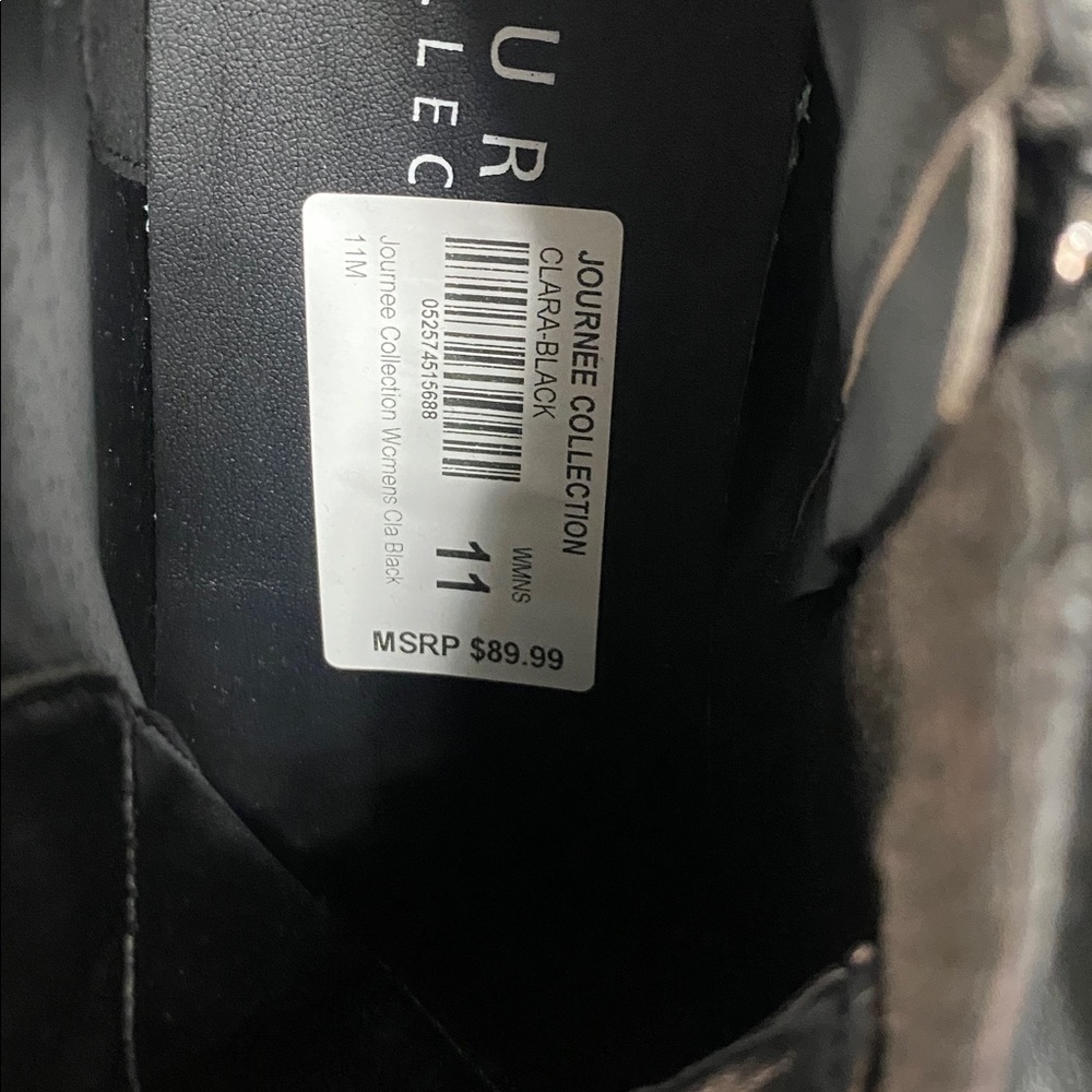 NWT JOURNEE COLLECTION WEDGE SNEAKERS - Picture 6 of 6